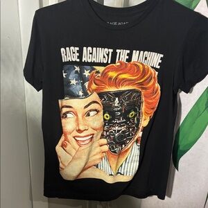 Rage Against the Machine concert tee Public Service Announcement Graphic T-Shirt